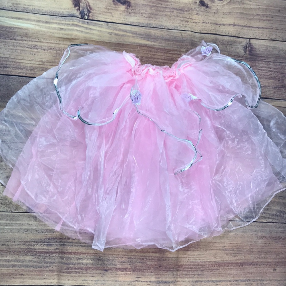 (D)Tutu skirt pink